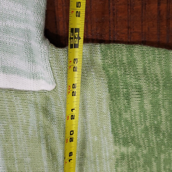 Storybook Knits Green and Cream Floral Cardigan - Picture 6 of 8